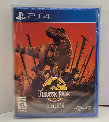 JURASSIC PARK: CLASSIC GAMES COLLECTION PS4 USA NEW  GAME IN English Limited Run Games 0810105678154