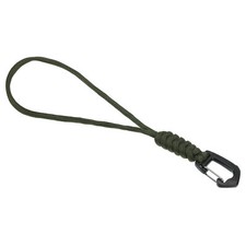 Badge Lanyard 8.6 Inch, Necklace Keychain Cord Metal Clasp Hook, Olive