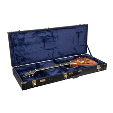 Crossrock PRS SE Hollowbody Electric Guitar Case, Rectangular, Black