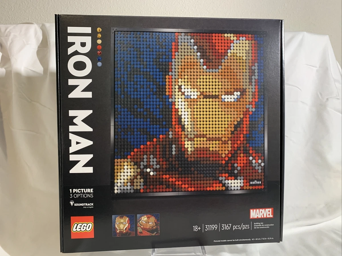 Iron man art lego clearance