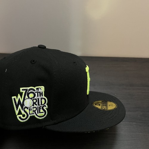 New Era Pittsburgh Pirates Summer Pop 59Fifty Hat 7 3/8 Black 76th World Series - Picture 4 of 13