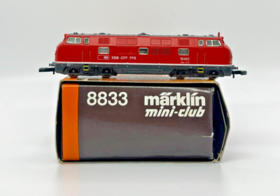 Z Scale Marklin Mini-Club 8833 Swiss AM 4/4 Diesel Locomotive