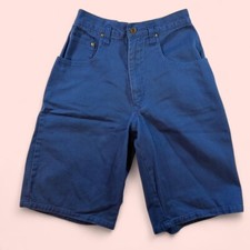 Vintage 1990s High Waisted Women's Blue 90s Denim Jean Shorts