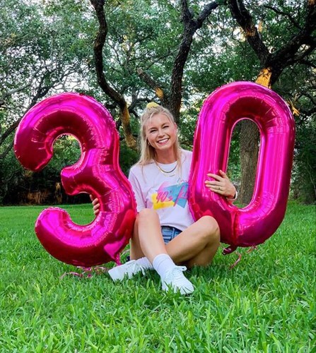 Hot Pink Balloon Number 0 Birthday Balloon 40 Inch Large Giant Jumbo Mylar Fo... - Picture 2 of 7