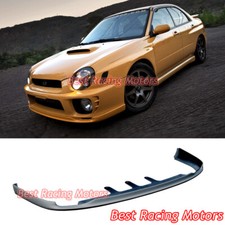 For 2002-2003 Subaru Impreza Wrx Sedan Pro-d Style Front Bumper Lip Urethane