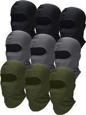 9 Pack Pasamontanas Calavera Balaclava Militar Mascara Para El Frio De Moto
