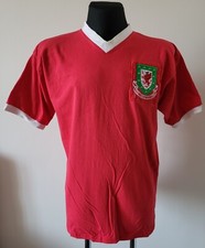 Wales 1956 - 1963 Home football Score Draw reproduce shirt size Extra Large