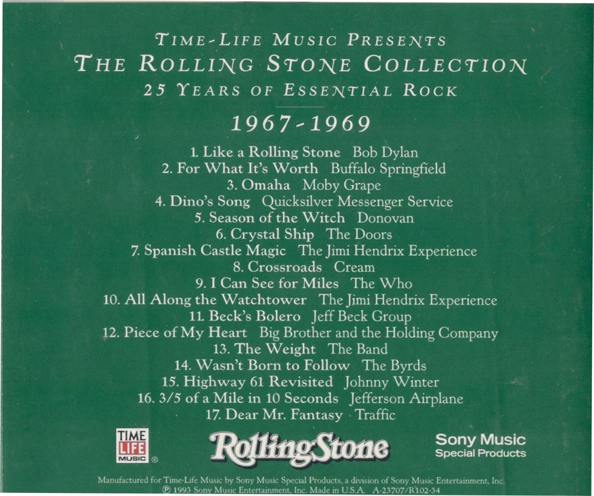THE ROLLING STONE COLLECTION - 1967-1969 ESSENTIAL ROCK - CD | eBay