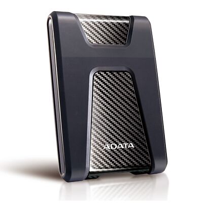 1TB Adata Schwarz HD650 Langlebige USB3.1 Tragbare Festplatte