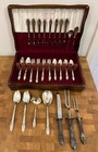 New ListingVintage 1847 Rogers Bros Is First Love Silverplate Flatware 56 Pcs Service For 8