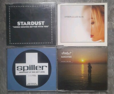 4x Trance CD Singles - Stardust, Spiller, Dario G, 