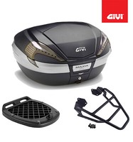 Givi KofferträGer Set Schwarz V56NNT + SR689 Platte FüR BMW R 1200 GS 2004-2006