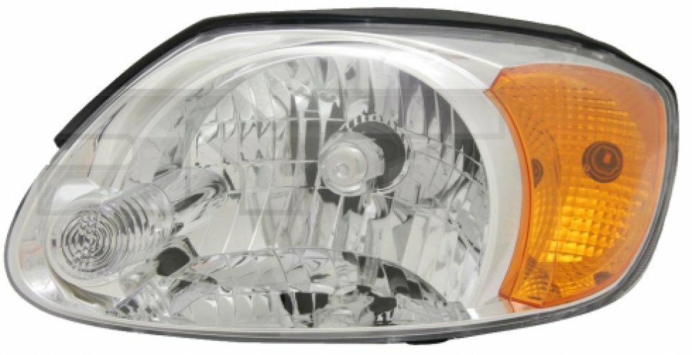 Phare avant gauche Hyundai Accent 2004 feu de remplacement compacte 3 portes
