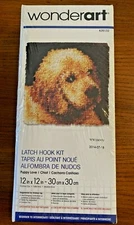 Wonder Art Latch Hook Kit PUPPY LOVE #426132 12" x 12"