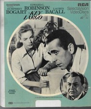KEY LARGO HUMPREY BOGART LAUREN BACALL USED CED RCA SELECTAVISION VIDEODISC