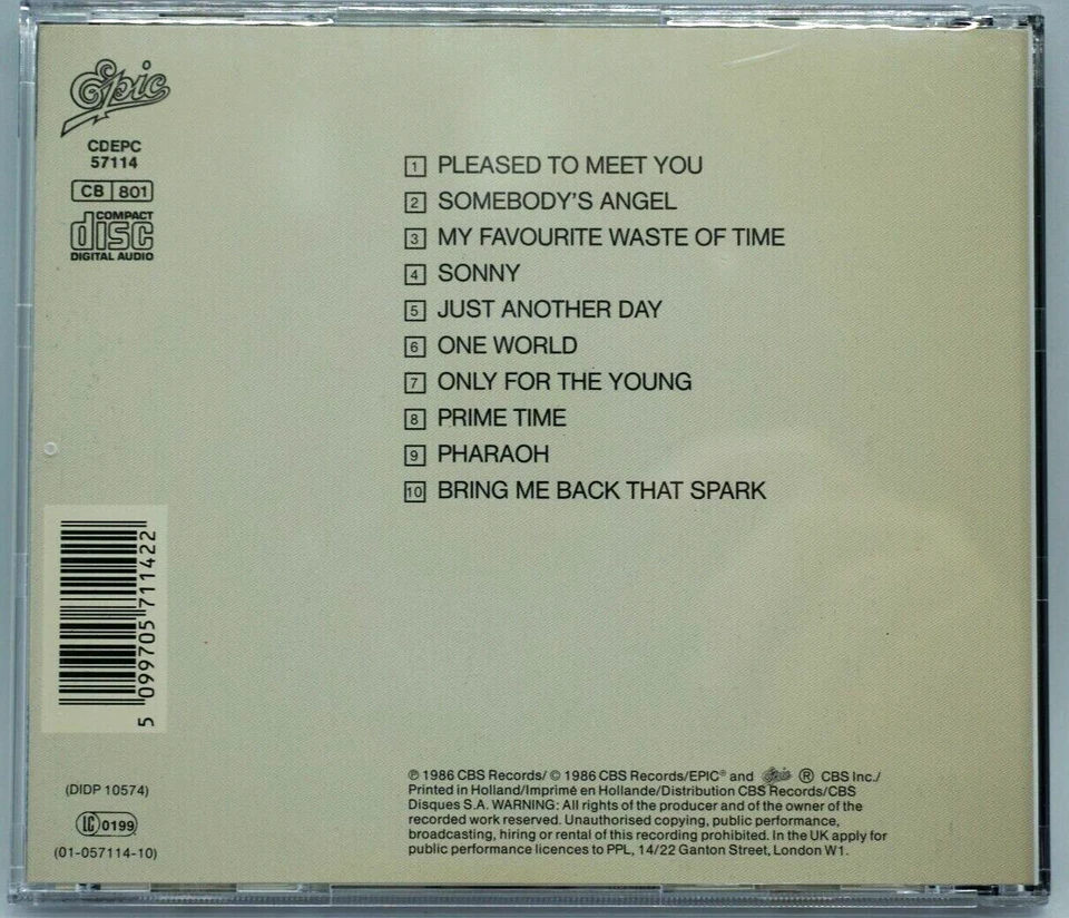 Owen Paul : As It Is CD Album (JAPAN press) - My Favourite Waste Of Time - RARE - Image 2 of 3