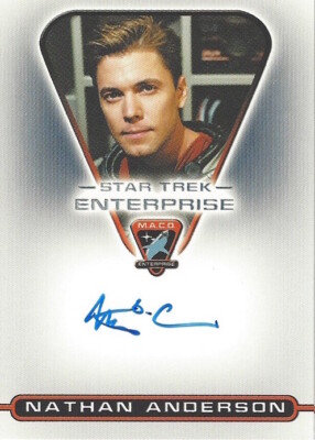 2004 Star Trek Enterprise Season 3 - Autogramm MACO7 NATHAN ANDERSON 