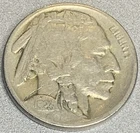 1923 P Buffalo Nickel Nice VG Very Good Better Date U.S. 5c Coin - SR062