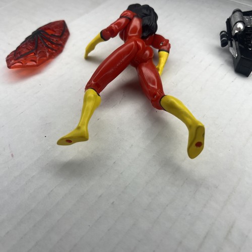 1994 Toy Biz Marvel Amazing Spider-Man Spider-Woman Action Figure 5" Complete - Picture 3 of 3