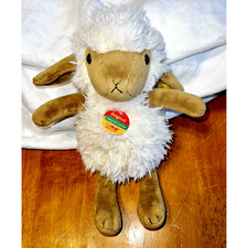 Steiff Cosy Friends Lamb Sheep 110061 Plush Stuffed Animal 10" Yellow Ear Tag