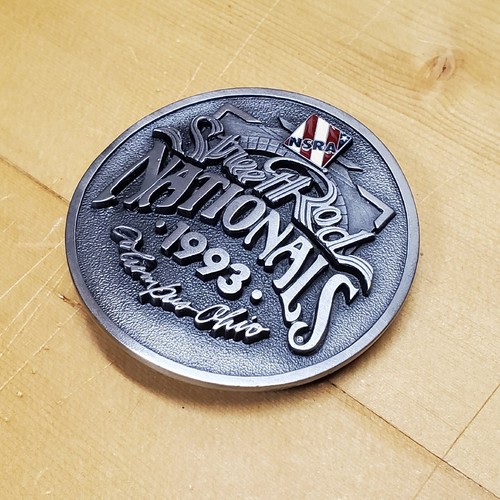 Vintage NSRA 1993 Street Rod Nationals Columbus OH Limited Edition Belt Buckle - Picture 3 of 7