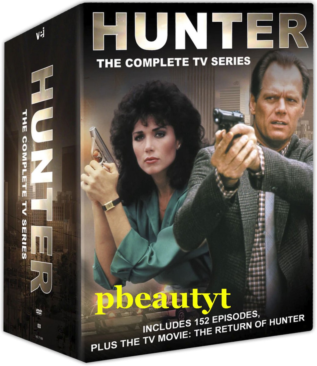 HUNTER The Complete Series(DVD,Seasons 1-7,152 episodes+TV