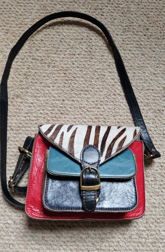Multi Colour Animal Print Handbag