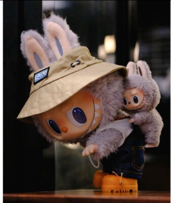 THE MONSTERS FALL IN WILD LABUBU Vinyl Plush Doll Big & Small Set