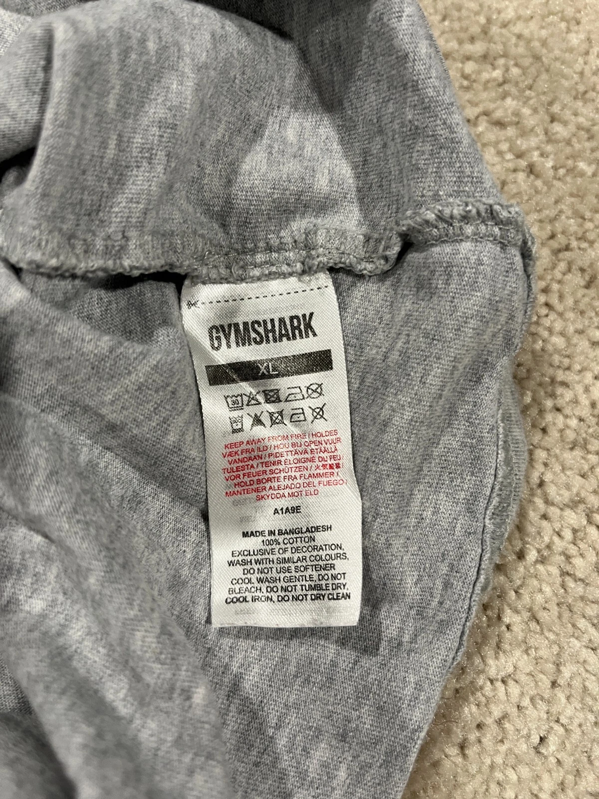 gymshark long sleeve casual gym training workout shirt