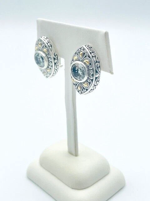 Brincos de prata com prasiolita Samuel B - Imagem 4 de 4