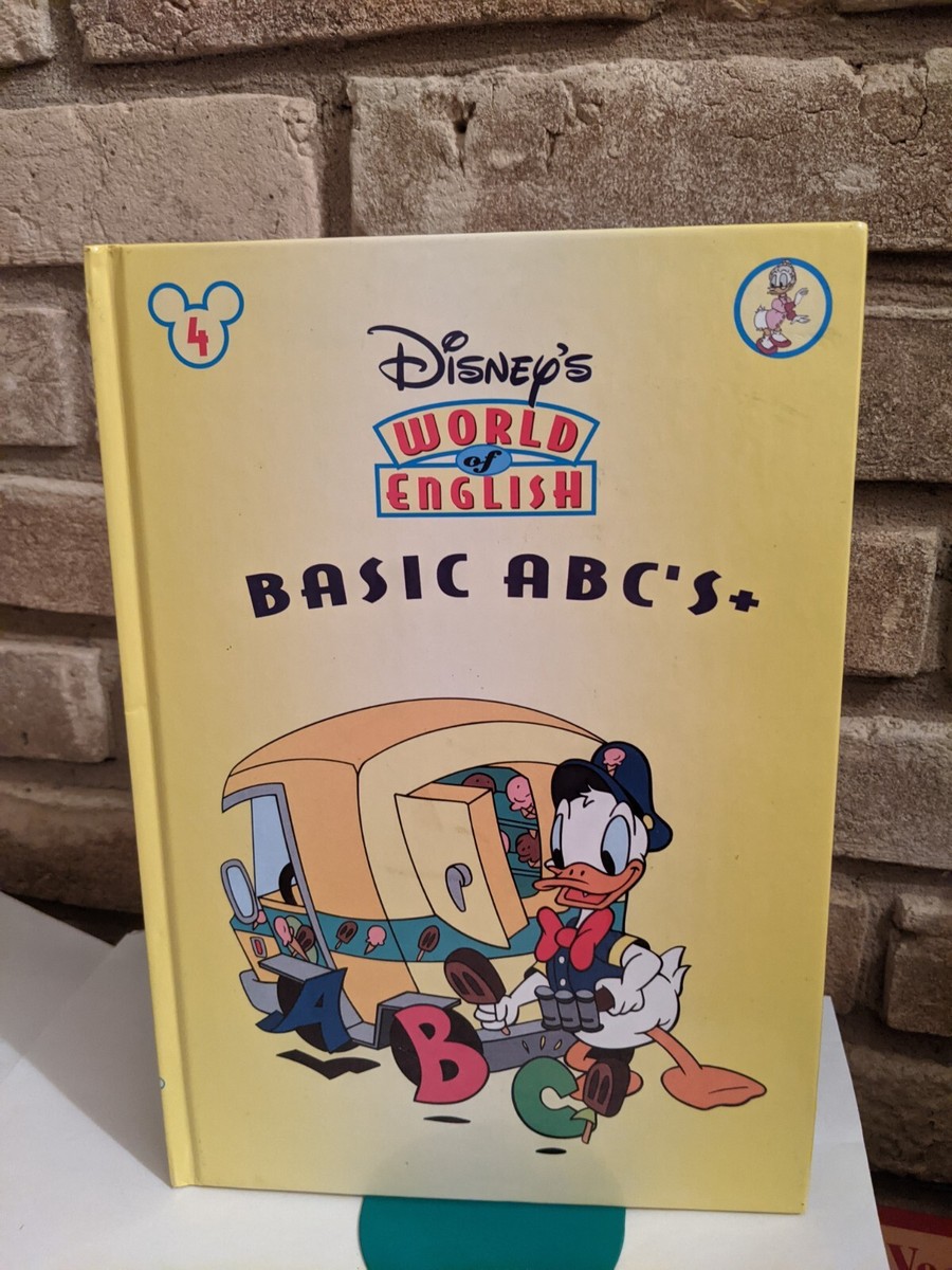 Disney's World Of English Lot of 5 Basic ABC's+ Hardcover 1-5 ESL