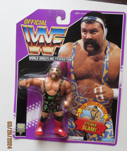Rick Steiner 1993 WWF Vintage Hasbro Action Figure...