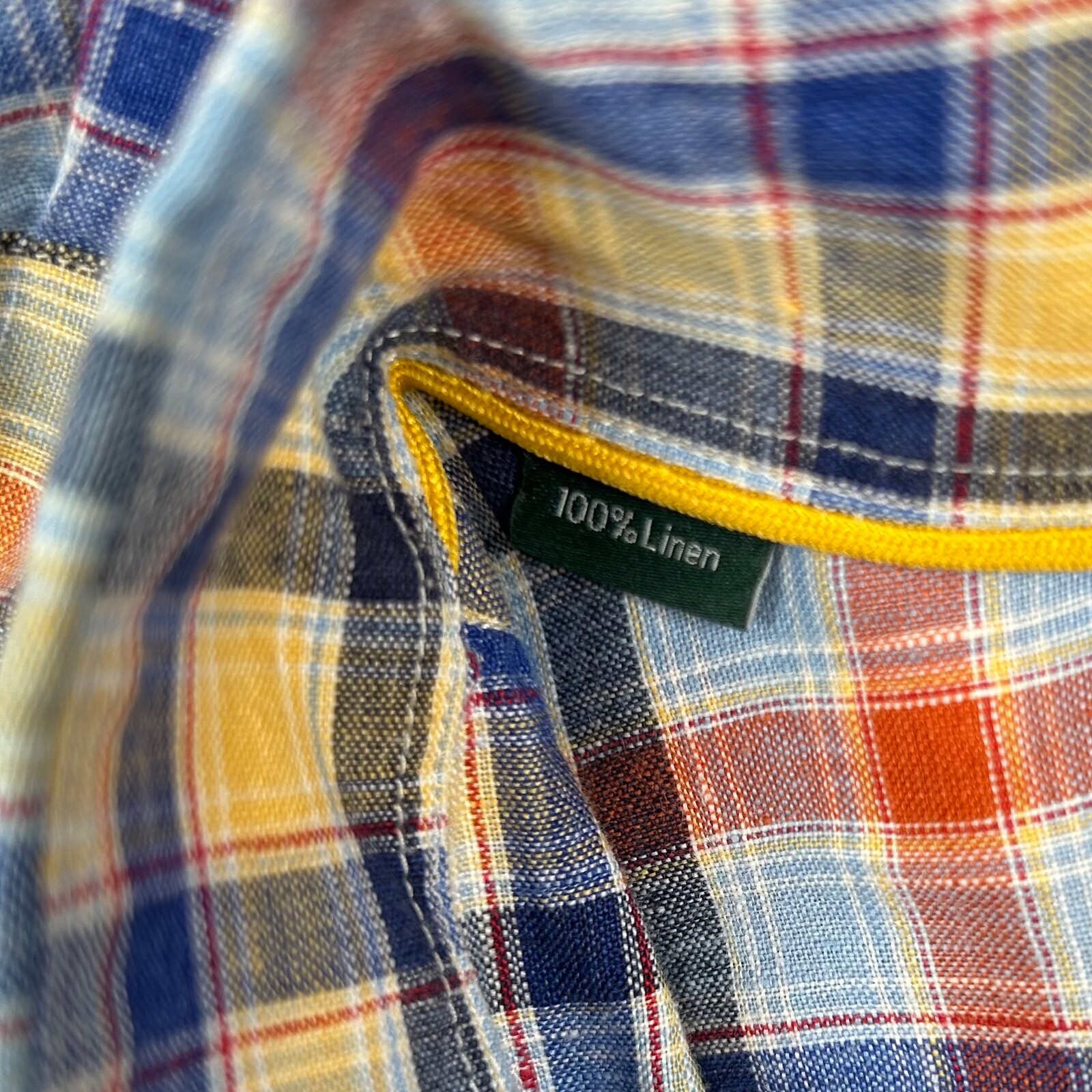 Robert Talbott Men's Multicolored Checkered 100% … - image 5