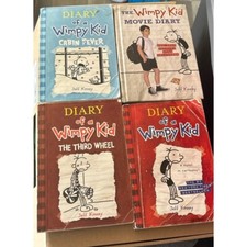 4 Diary of a wimpy kid books