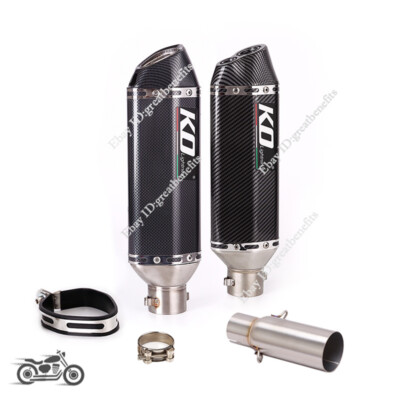 For Piaggio MP3 250/300/125 Beverly/X10 125 Mid Pipe Exhaust System Muffler  Tips