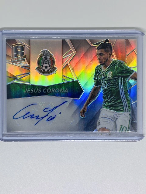 Jesus Corona Tecate Autograph 2016-17 Panini Spectra Mexico Soccer Team