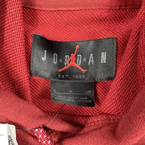 Jordan Oklahoma Sooners Felpa con Cappuccio Uomo Small Dri-Fit OU Jumpman Rosso Nuovo - Foto 4 di 12