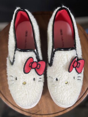 Size 5.5 ISO ASOS x Hello Kitty Borg Slip On Sneaker