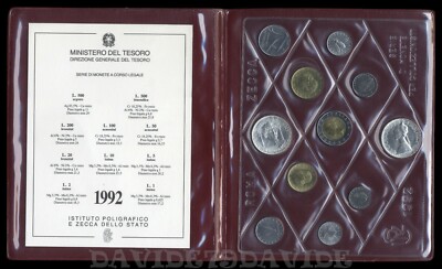 Repubblica Italiana Lire 1 Lira Dal 1951 Al 2001 Scegli Da TENDINA - Foto 11