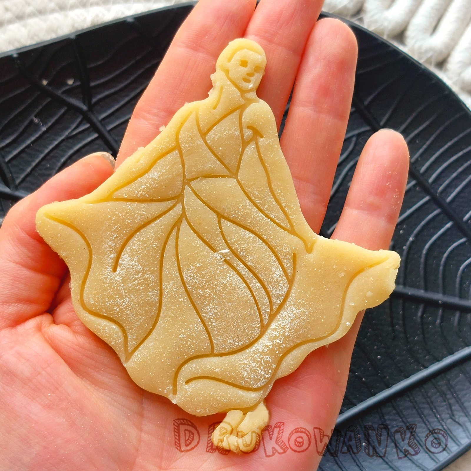 Dancing Woman Recital Dress Emote Cookie Cutter Classic Design