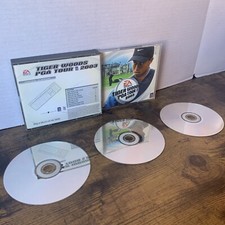 Tiger Woods PGA Tour 2003 PC Game EA Sports w/3 Discs, Box, Manual