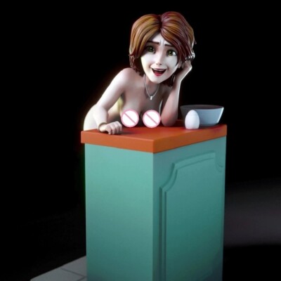 Unpainted Aunt Cass 1/24 75mm Resin Figure Model Kit Sexy Aunt Cass 3in Big Hero