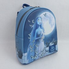 Loungefly Corpse Bride Mini Backpack Glow Dark Moon Butterflies Emily Graveyard