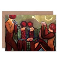 Birthday Painting Hirten Music Group Blank Greeting Card With Envelope