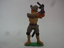 Stara cynowa figurka / Hiszpan z krótkim mieczem - wariant kolorystyczny 1