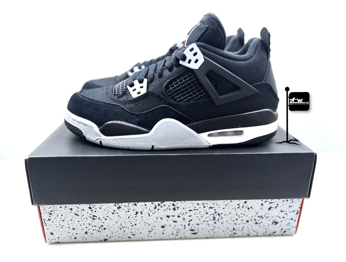 Air Jordan 4 Retro Black Canvas (GS Size:7Y) DV0553-006 | eBay display picture 3