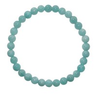 Amazonit Armband Kugel 6 Mm A* Extra QualitäT Aus Madagaskar Auf Strechband