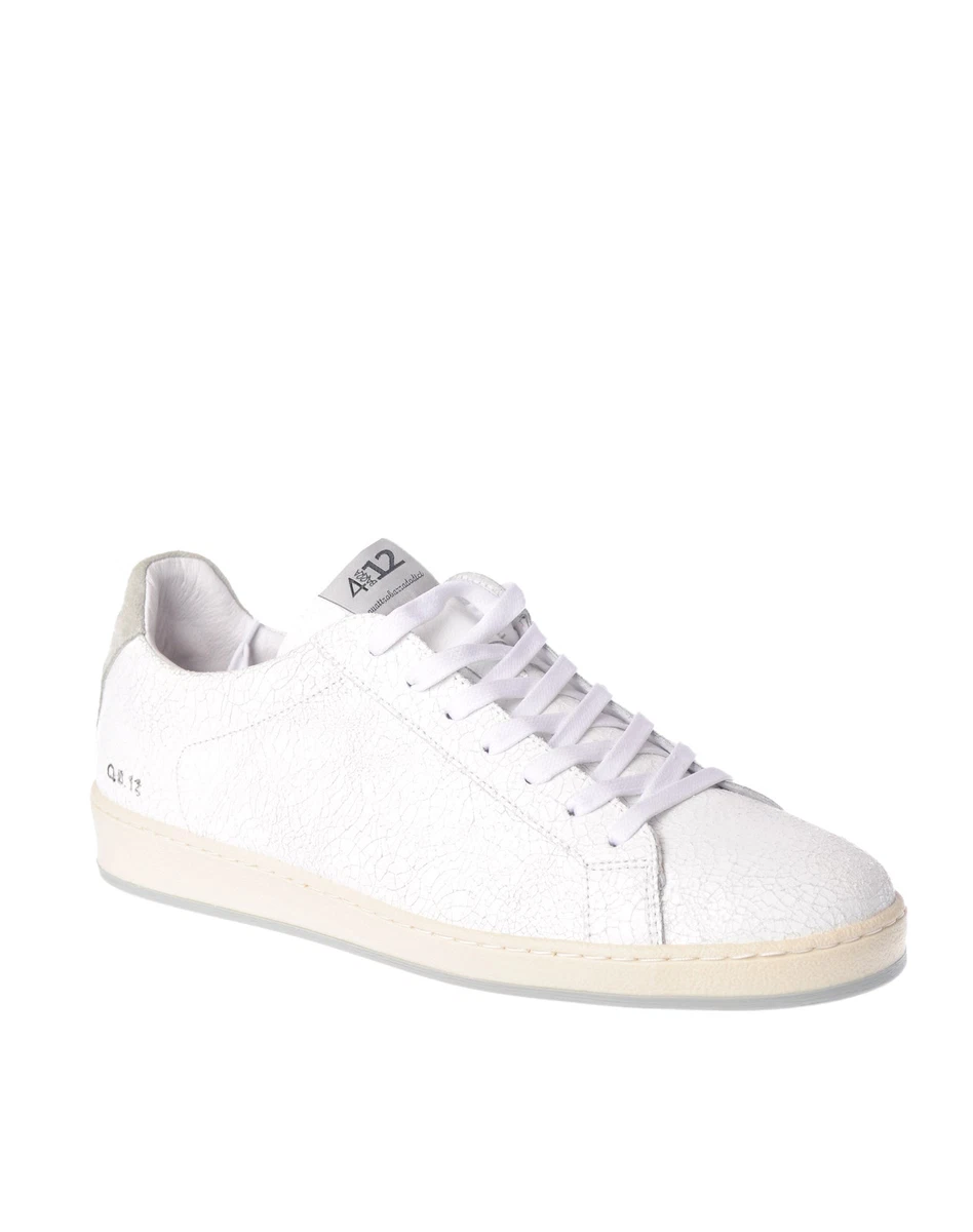 Quattrobarradodici Sneakers Male 42 White 1769621C161107