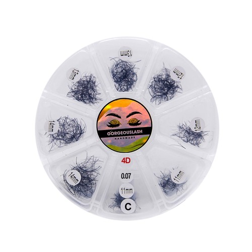 Mix 4&8 lengths 1000 Premade Volume Lash Fans, 3D to 12D. Eyelash Extensions. - Picture 30 of 118