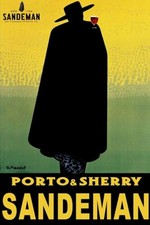 Poster Manifesto Locandina Pubblicità Vino Porto Sherry Stampa Vintage 50x70 Cm.